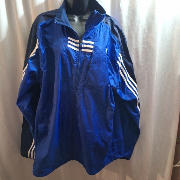 Adidas Two-piece heavy wind breaker set jacket and pants large - Picture 1 of 11